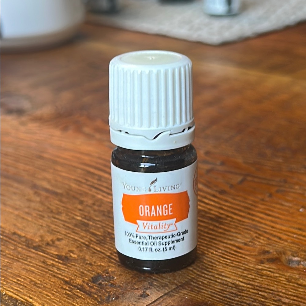 Young Living Orange Vitality Oil with White Cap